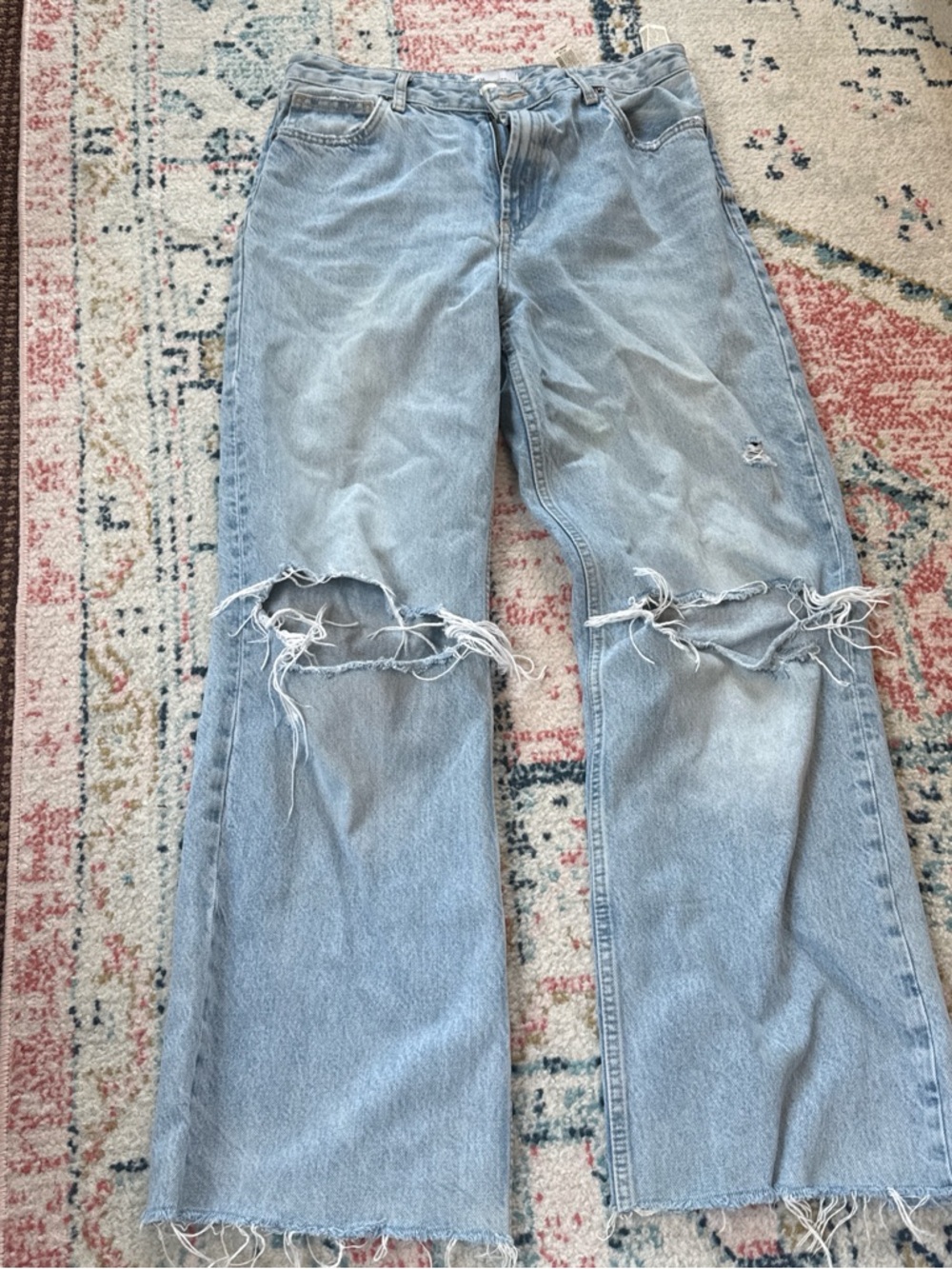 Zara Light Blue Denim Jeans